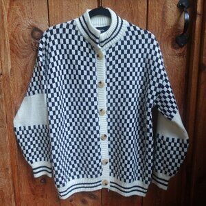 Dressed in Lala - Get What I Want Grandpa Checkered Cardigan